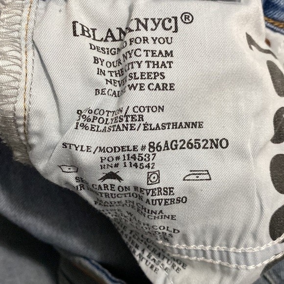 🟣 SALE Blank NYC The Madison High Rise Crop Jeans Size 31 - Picture 7 of 7